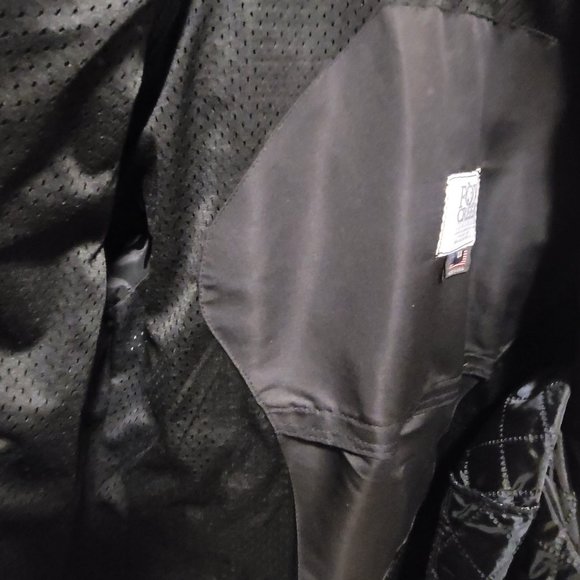 Men's Fox Creek Leather Motorcycle Jacket - Picture 7 of 16